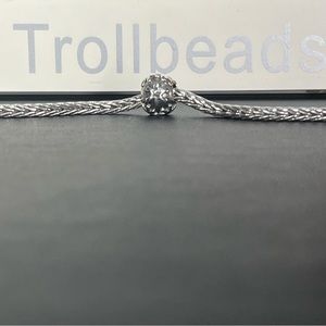 Trollbeads Retired Snow Bead- 11248